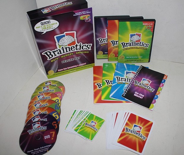 Brainetics Deluxe Math and Memory dvd Set-3