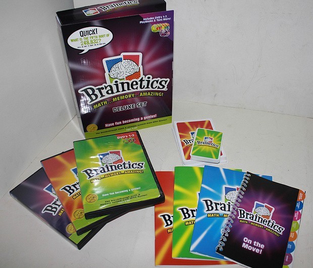 Brainetics Deluxe Math and Memory dvd Set-4
