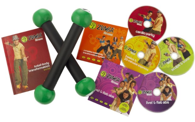 Zumba Fitness Total Body Transformation System DVD Complete Set-1