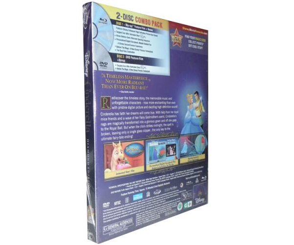 Disney Cinderella Blu-ray DVD-2