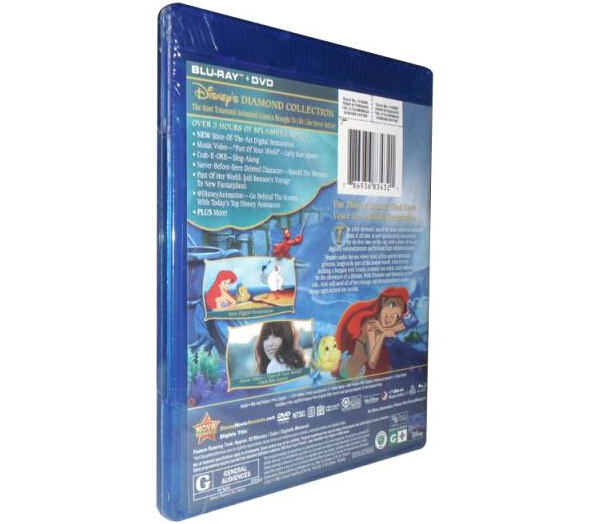 The Little Mermaid Blu-ray DVD-2