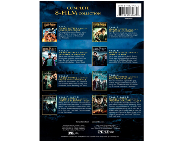 Harry Potter The Complete 8-Film Collection-2