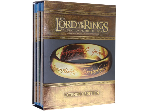 the lord of the rings trilogy extended edition on blu-ray