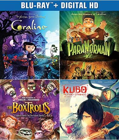 The Ultimate Laika Collection (Kubo and the Two Strings / The Boxtrolls / ParaNorman / Coraline)