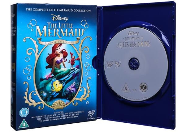 Little Mermaid Complete 1 - 3 DVD Film Collection Box Set-5