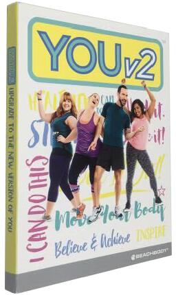 YOUv2 Beginner Health and Fitness Workout DVD Program and Meal Guide